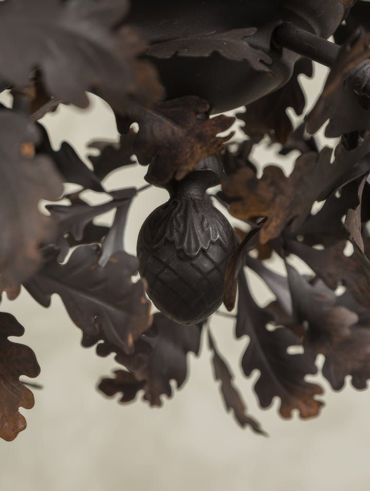 Cox-London-Furniture-Lighting-and-Art-Studio-CPC35-Petite Oak Chandelier-Bronzed Iron-07