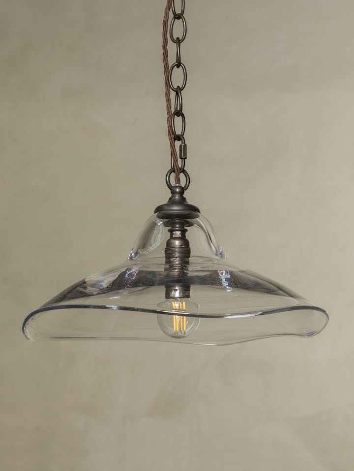 Cox-London-Furniture-Lighting-and-Art-Studio-CPC41 Clear Glass Coolie Light-03