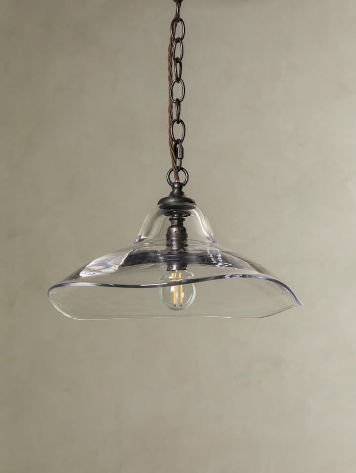 Cox-London-Furniture-Lighting-and-Art-Studio-CPC41 Clear Glass Coolie Light-04