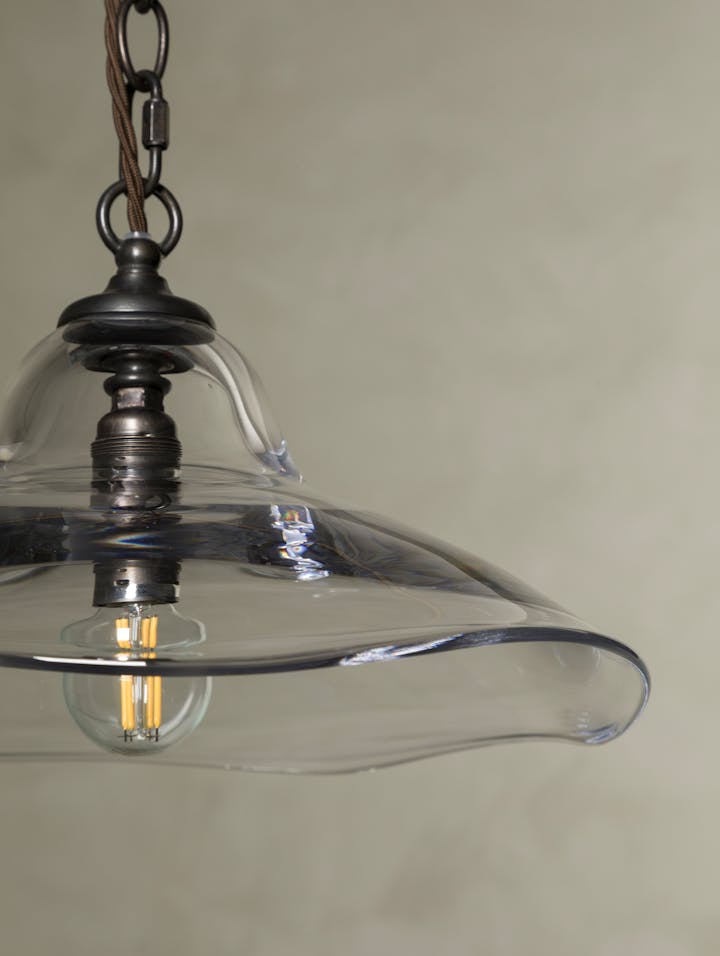 Cox-London-Furniture-Lighting-and-Art-Studio-CPC41 Clear Glass Coolie Light-05