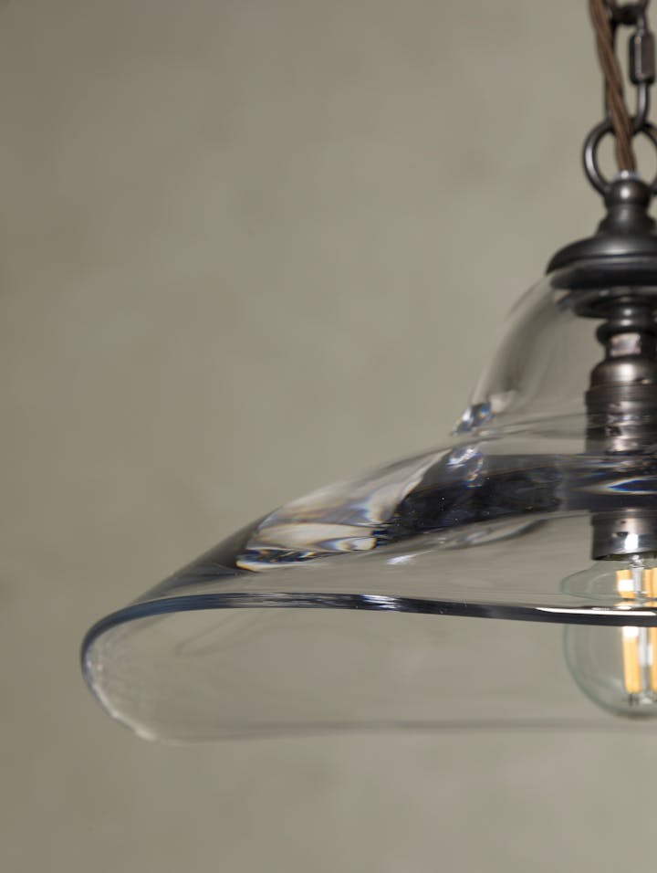 Cox-London-Furniture-Lighting-and-Art-Studio-CPC41 Clear Glass Coolie Light-06