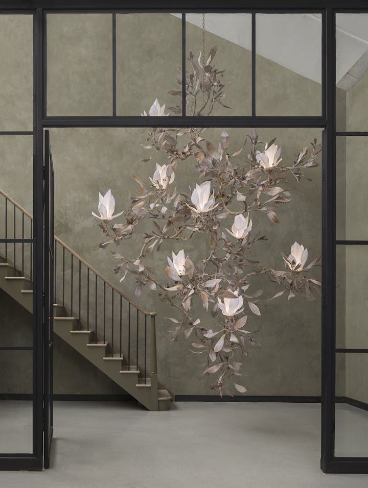 Cox-London-Furniture-Lighting-and-Art-Studio-CPC52-Magnolia Grandiflora Chandelier-03