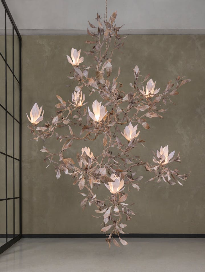 Cox-London-Furniture-Lighting-and-Art-Studio-CPC52-Magnolia Grandiflora Chandelier-05