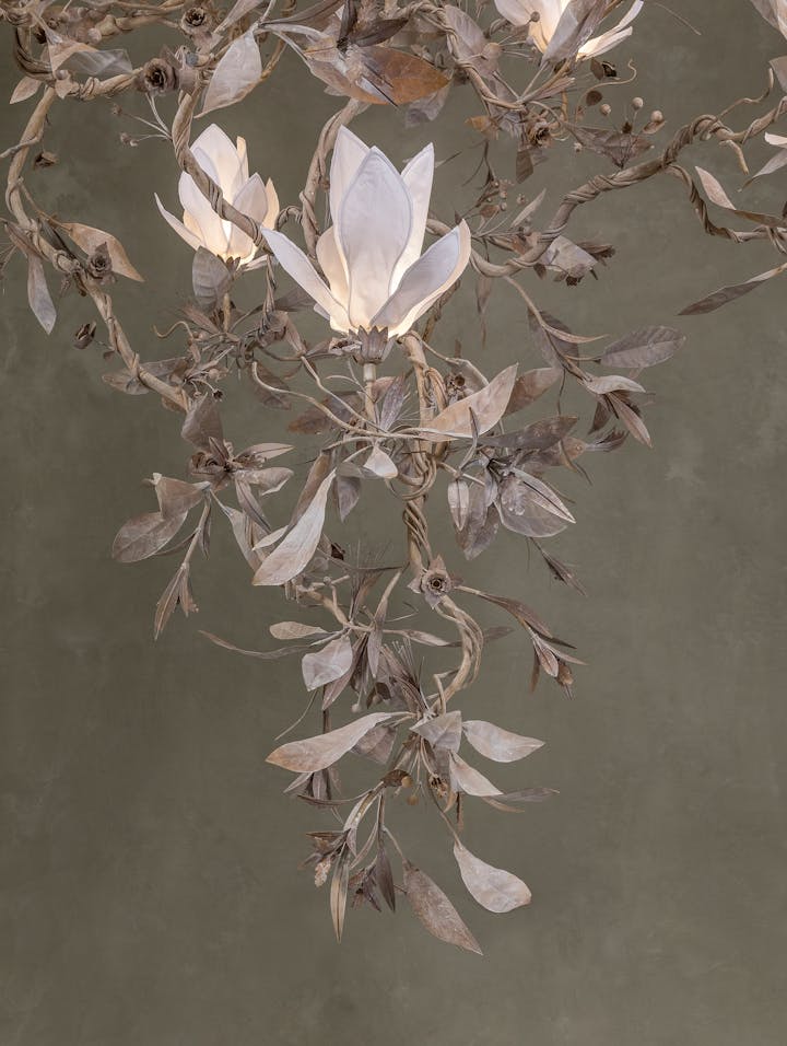 Cox-London-Furniture-Lighting-and-Art-Studio-CPC52-Magnolia Grandiflora Chandelier-08