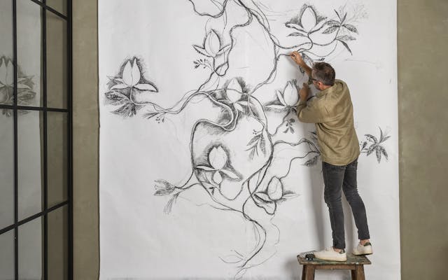 Cox-London-Furniture-Lighting-and-Art-Studio-Chris-Cox-Charcoal-Drawing