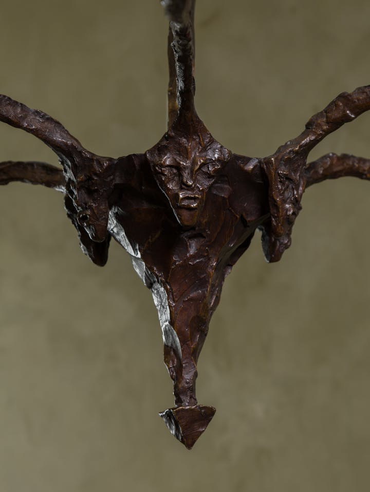 Cox-London-Furniture-Lighting-and-Art-Studio-Bronze-Mask-Chandelier-04