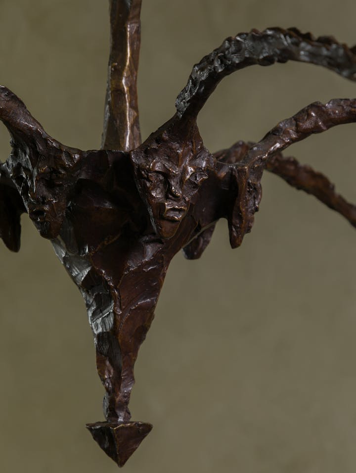 Cox-London-Furniture-Lighting-and-Art-Studio-Bronze-Mask-Chandelier-05