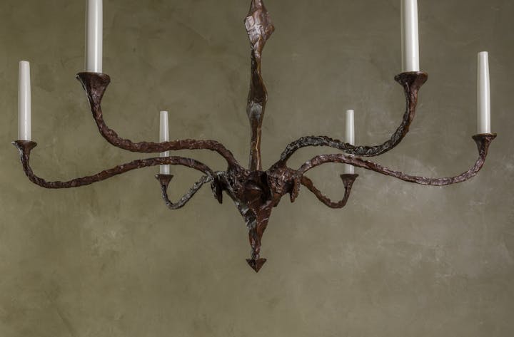 Cox-London-Furniture-Lighting-and-Art-Studio-Bronze-Mask-Chandelier-10