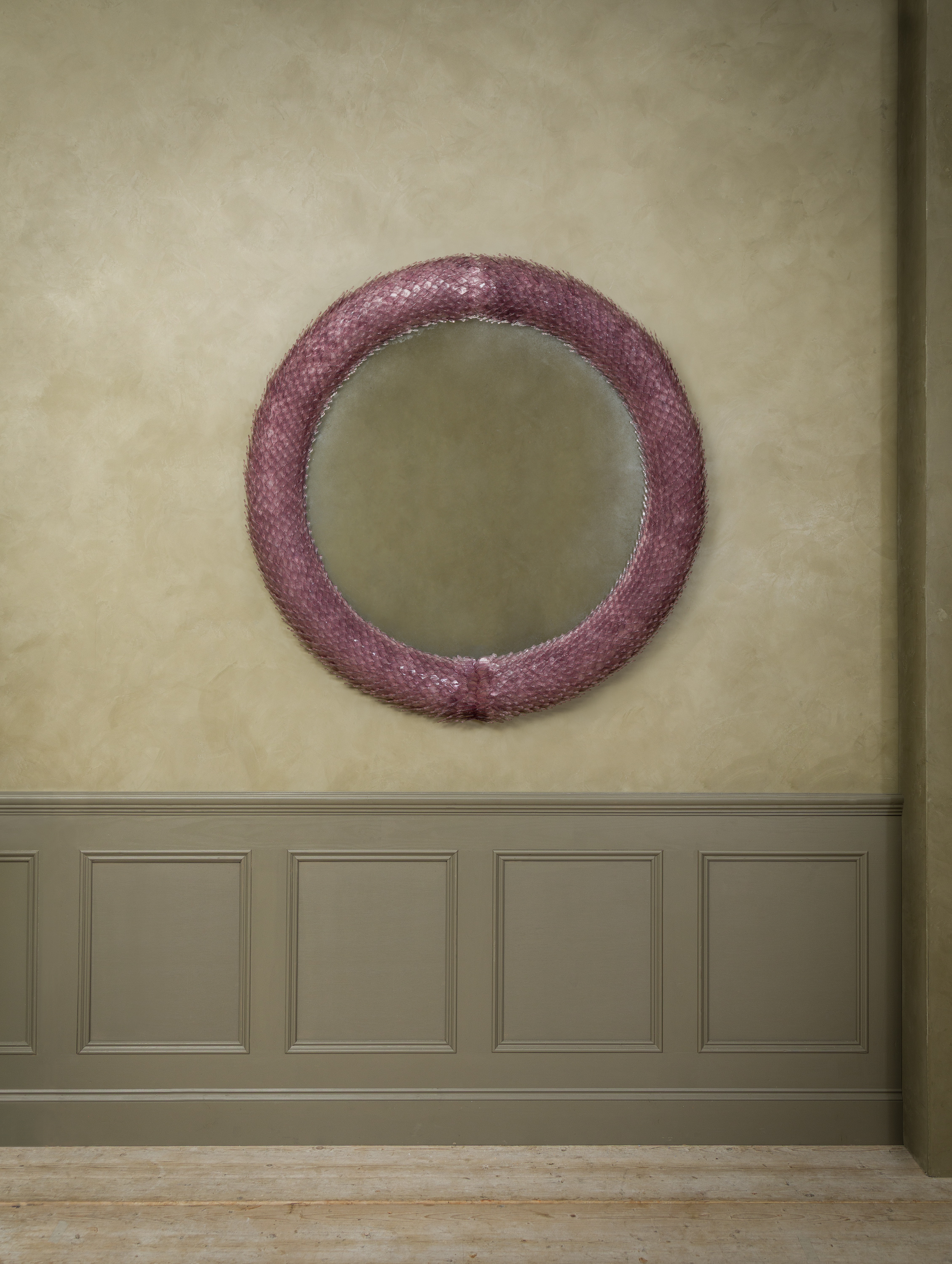 Cox-London-Furniture-Lighting-and-Art-Studio-Dark Amethyst Glass Venetian Round-01