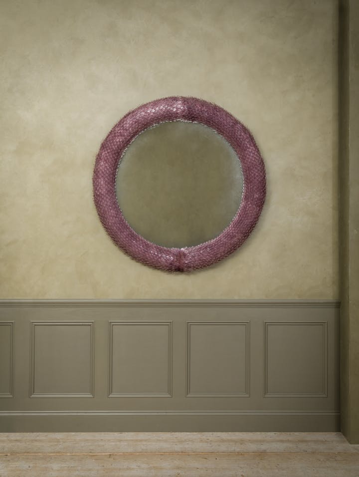 Cox-London-Furniture-Lighting-and-Art-Studio-Dark Amethyst Glass Venetian Round-01