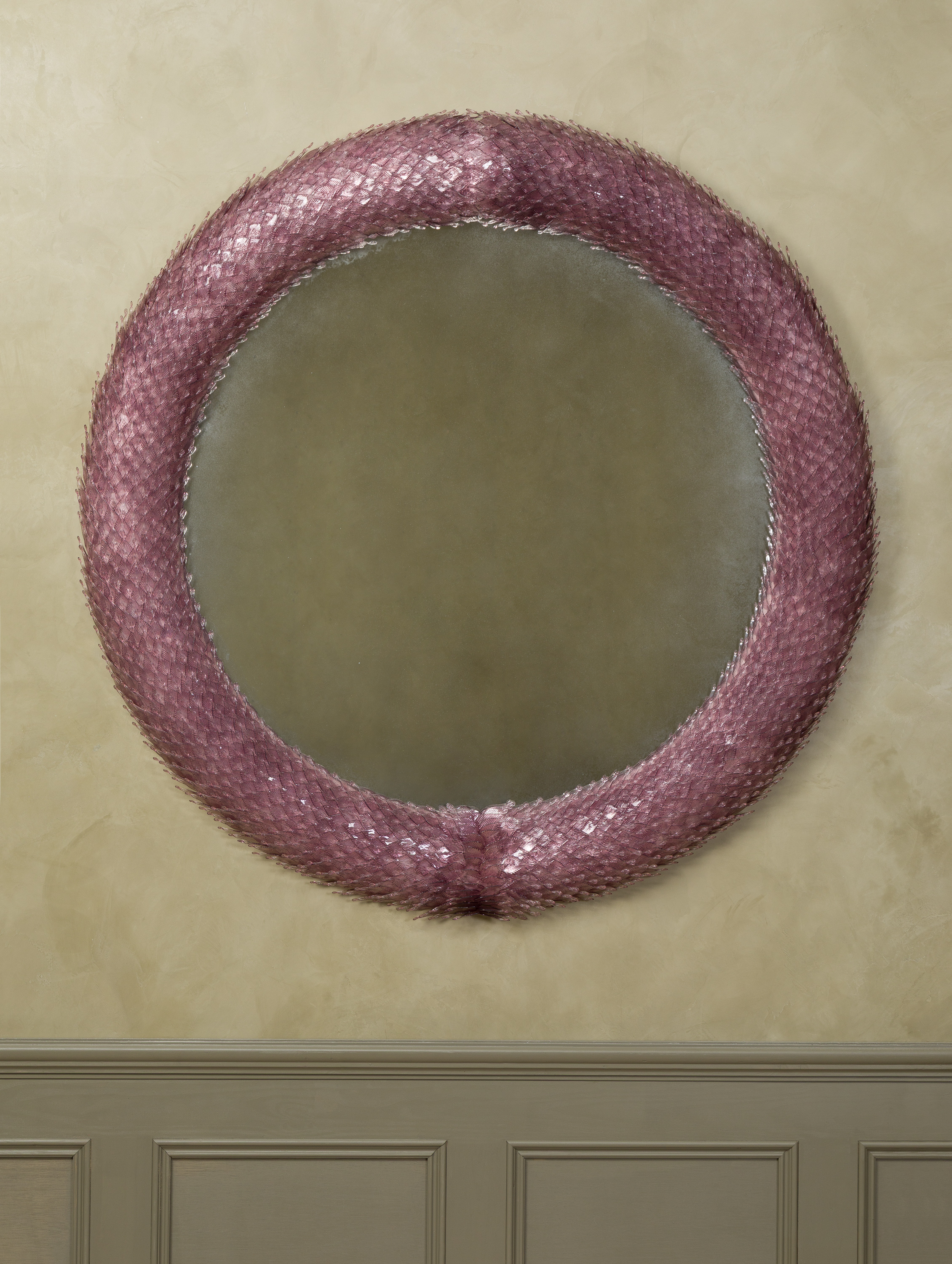 Cox-London-Furniture-Lighting-and-Art-Studio-Dark Amethyst Glass Venetian Round-02