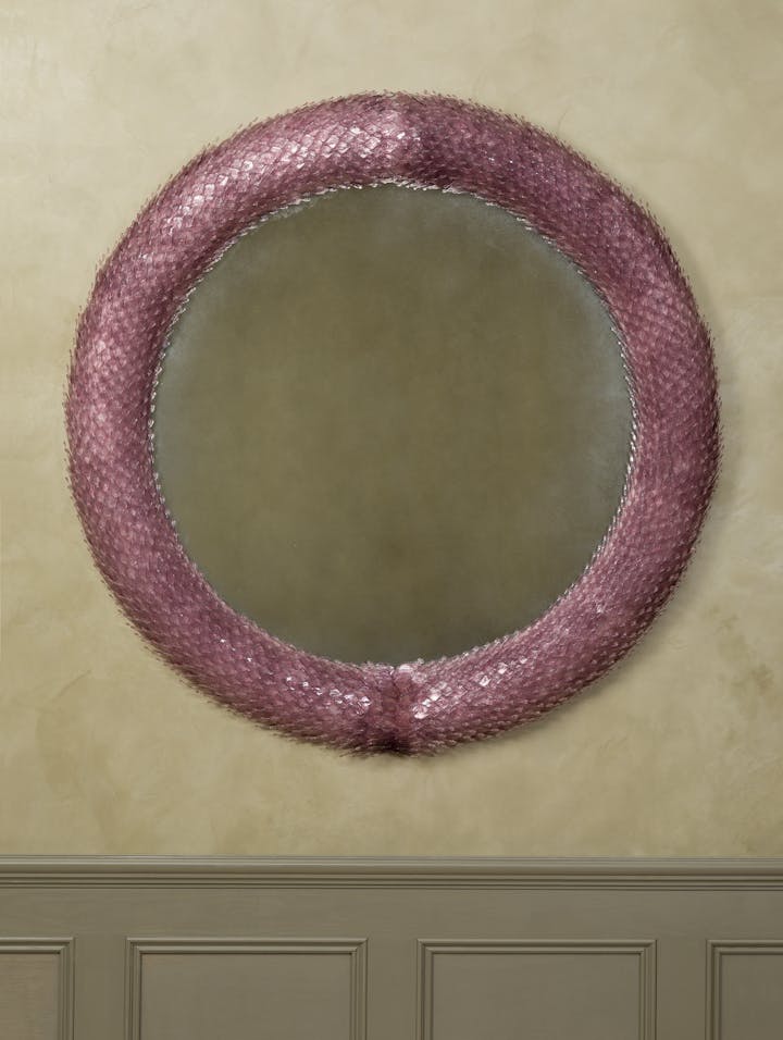 Cox-London-Furniture-Lighting-and-Art-Studio-Dark Amethyst Glass Venetian Round-02