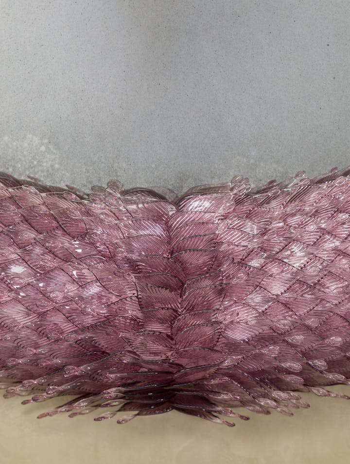 Cox-London-Furniture-Lighting-and-Art-Studio-Dark Amethyst Glass Venetian Round-09