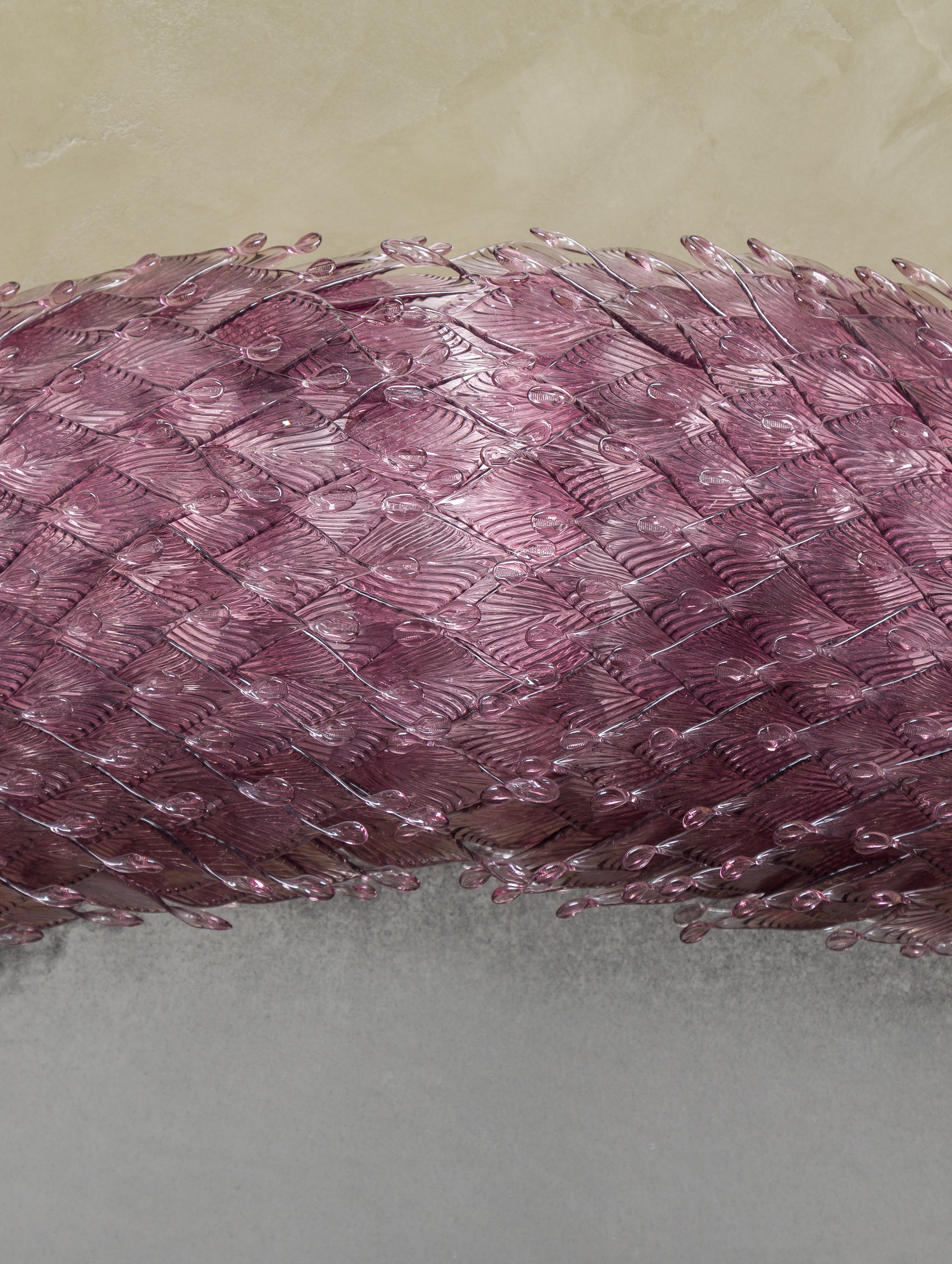 Cox-London-Furniture-Lighting-and-Art-Studio-Dark Amethyst Glass Venetian Round-11