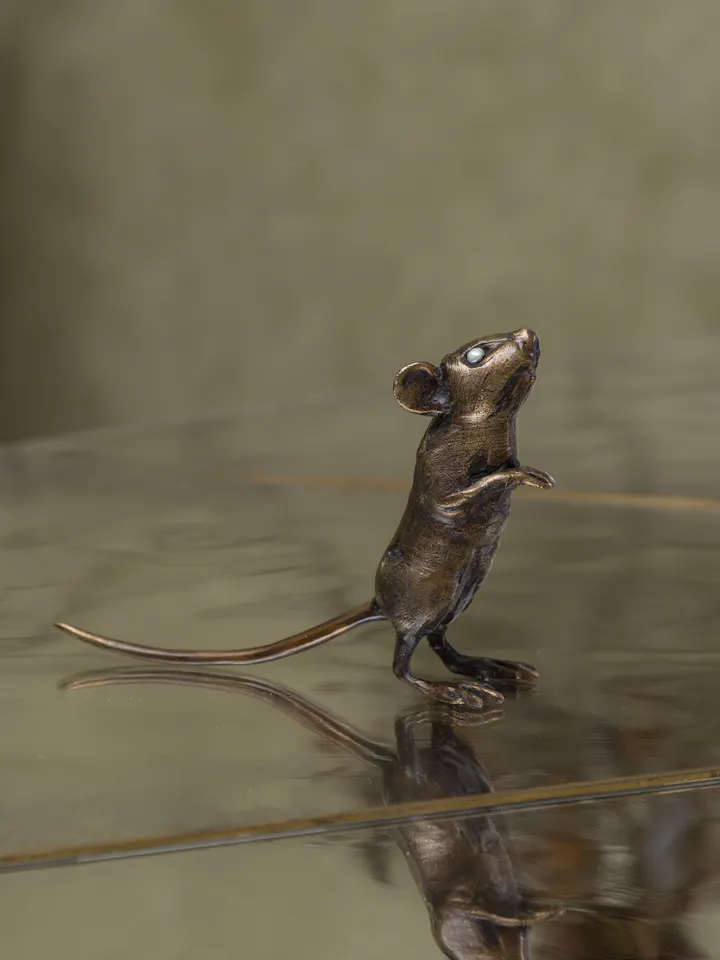 Cox-London-Furniture-Lighting-and-Art-Studio-Curious Mouse - rich bronze-10