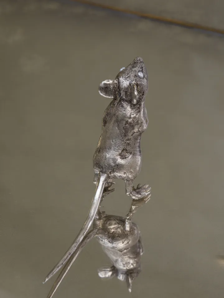 Cox-London-Furniture-Lighting-and-Art-Studio-Curious Mouse - silver plated bronze-05