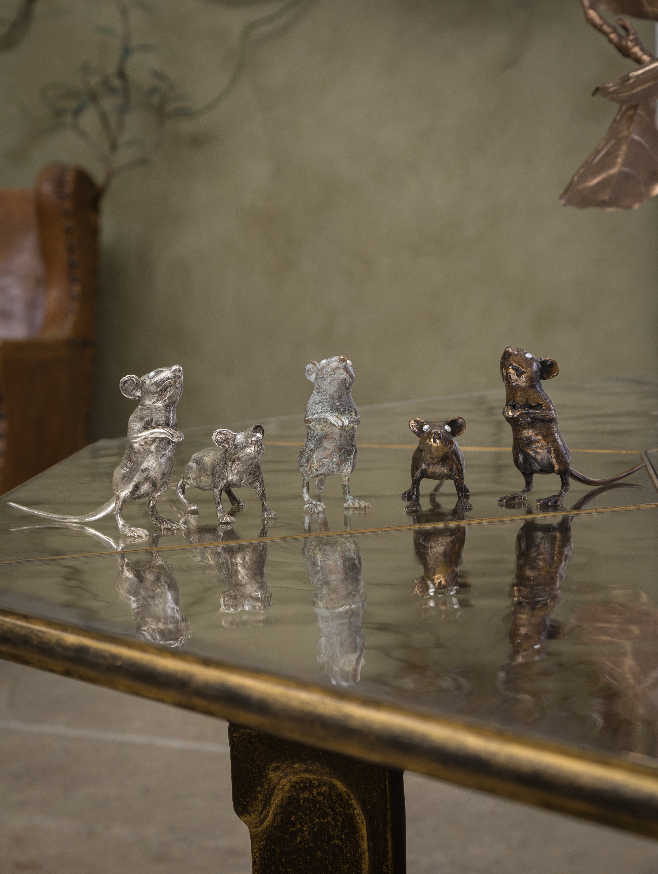 Cox-London-Furniture-Lighting-and-Art-Studio-Curious and Cautious Mouse - all finishes-01