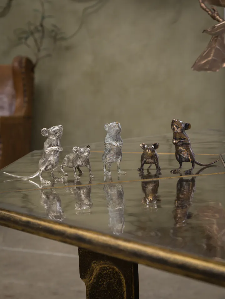 Cox-London-Furniture-Lighting-and-Art-Studio-Curious and Cautious Mouse - all finishes-01