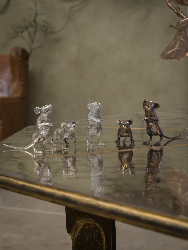 Cox-London-Furniture-Lighting-and-Art-Studio-Curious and Cautious Mouse - all finishes-01