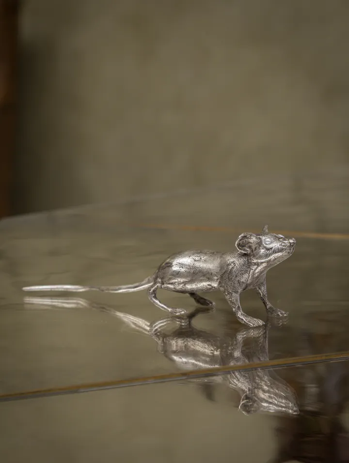 Cox-London-Furniture-Lighting-and-Art-Studio-Cautious Mouse - silver plated bronze-07