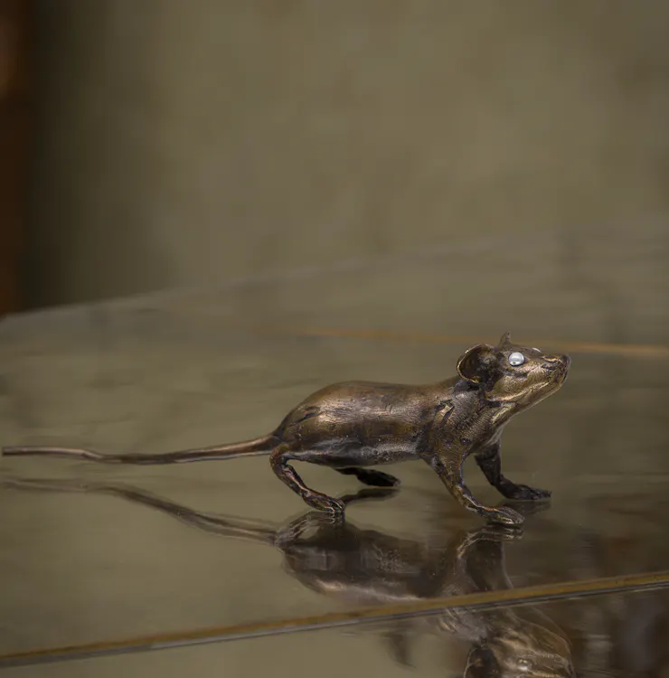 Cox-London-Furniture-Lighting-and-Art-Studio-Cautious Mouse - rich bronze-08