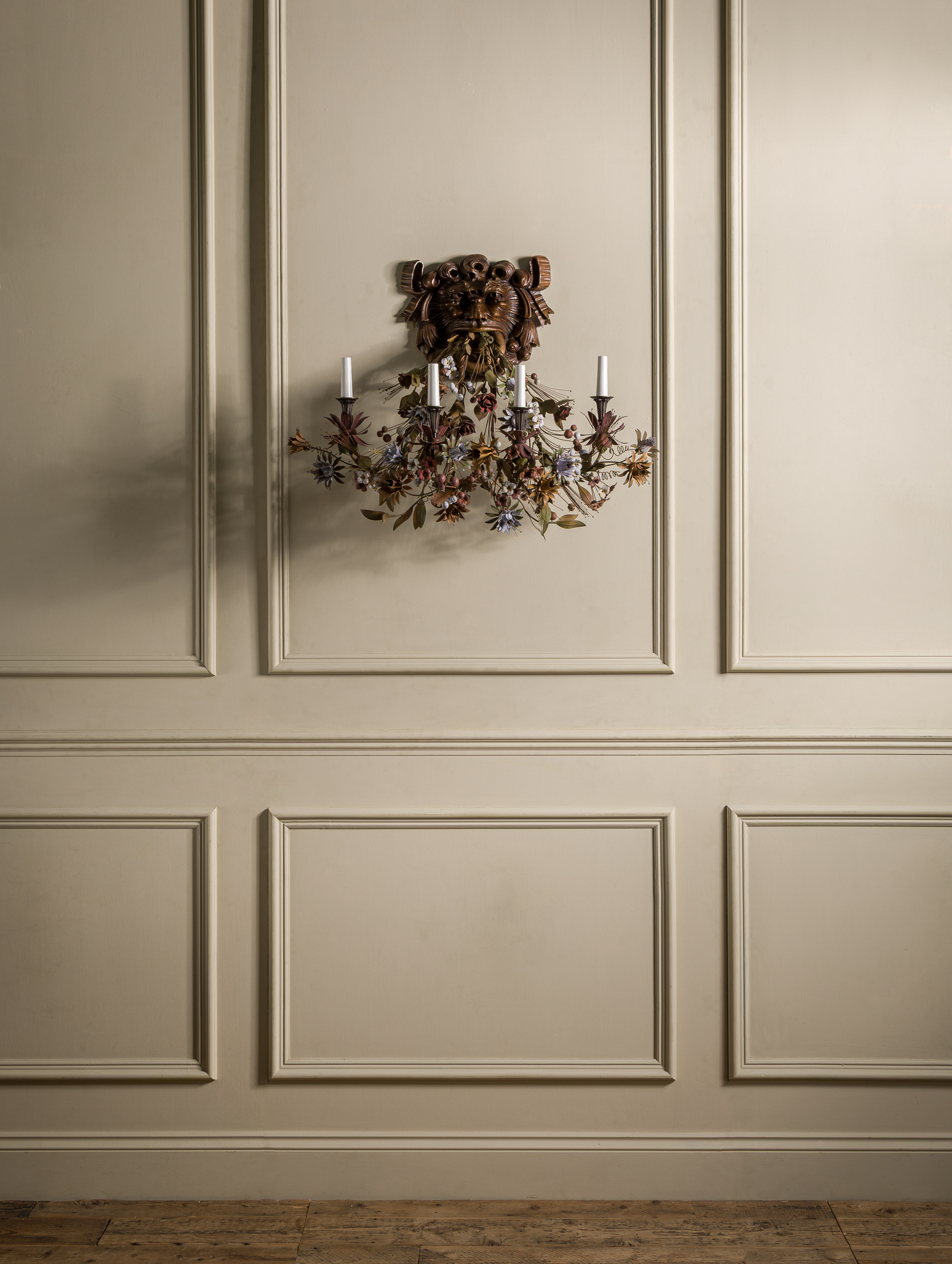 Cox-London-Furniture-Lighting-and-Art-Studio-Green Man (French candles)-01.jpg