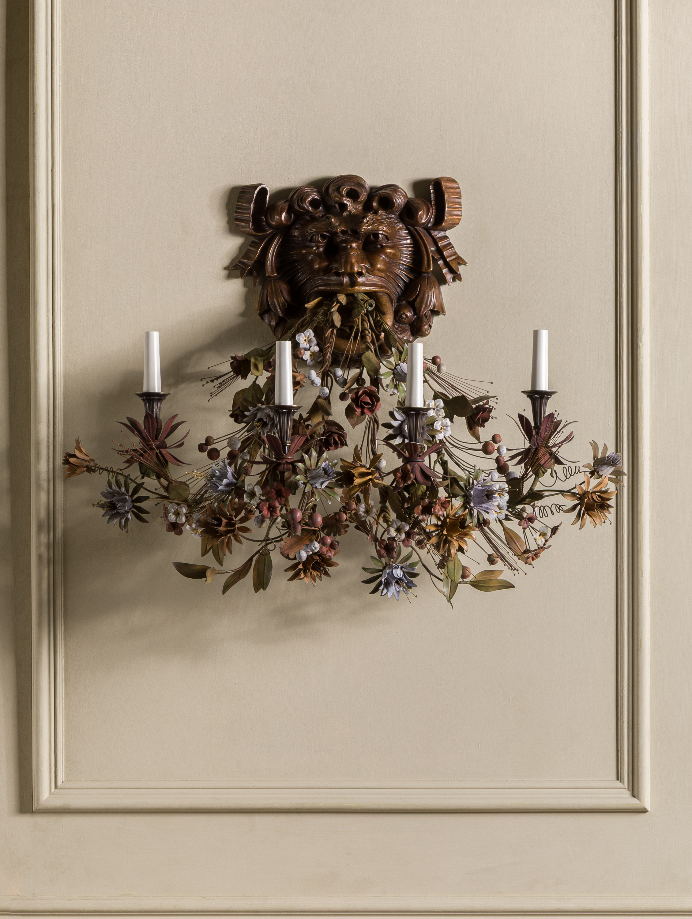 Cox-London-Furniture-Lighting-and-Art-Studio-Green Man (French candles)-02