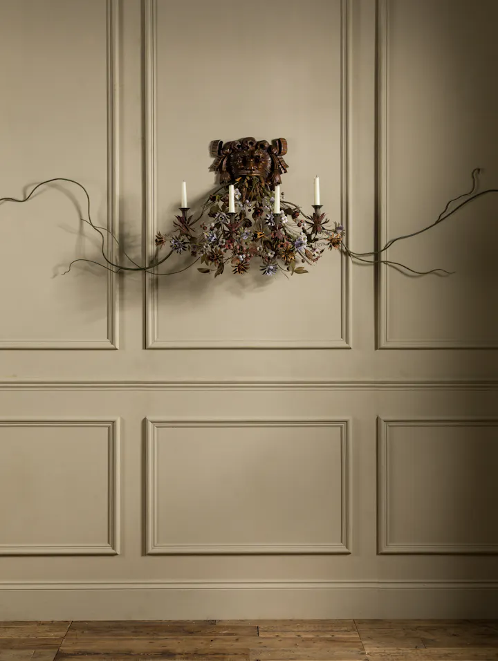 Cox-London-Furniture-Lighting-and-Art-Studio-Green Man candles-02