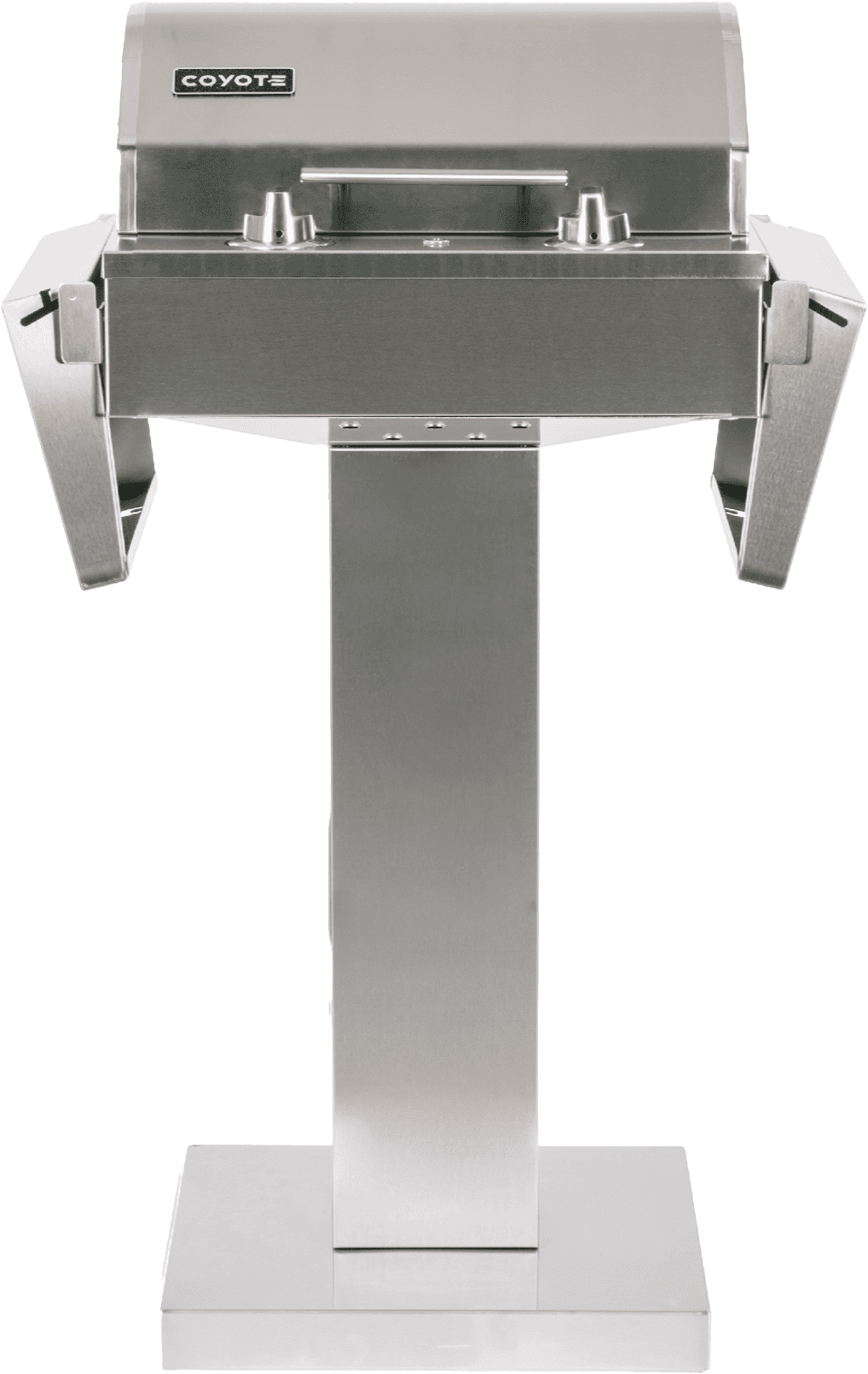 Coyote electric grill on stand