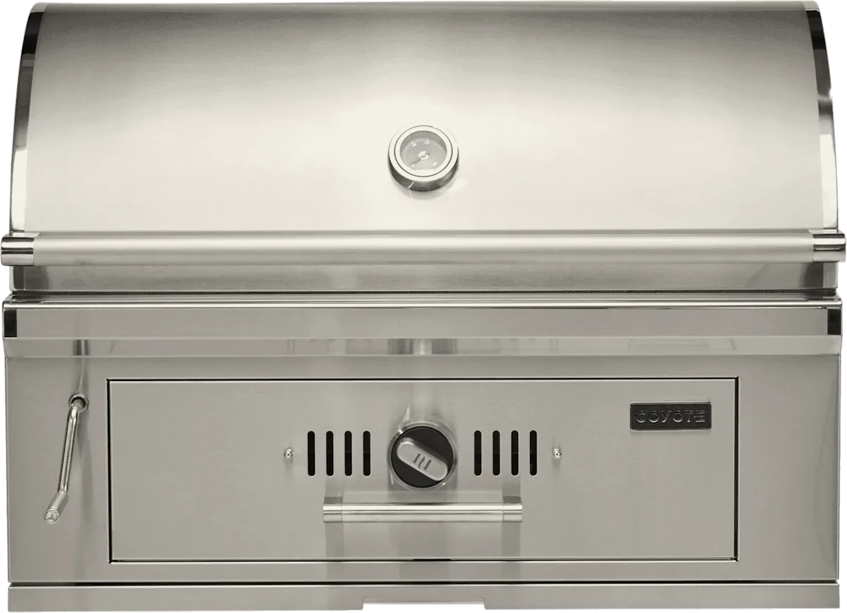 Coyote 36" Charcoal Grill on Cart C3CH36-FS