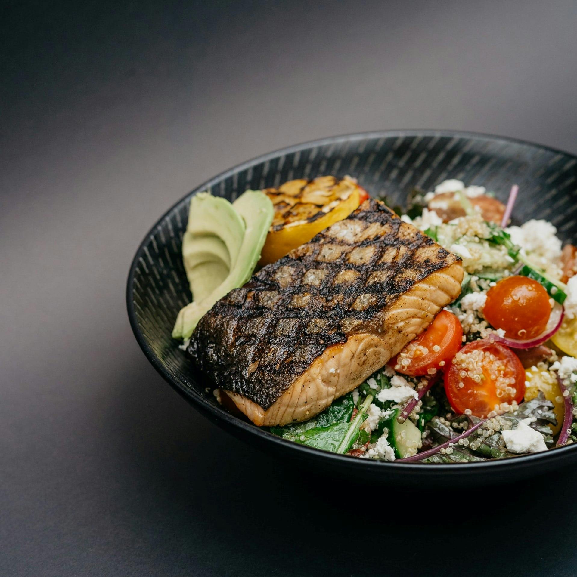 grilled salmon