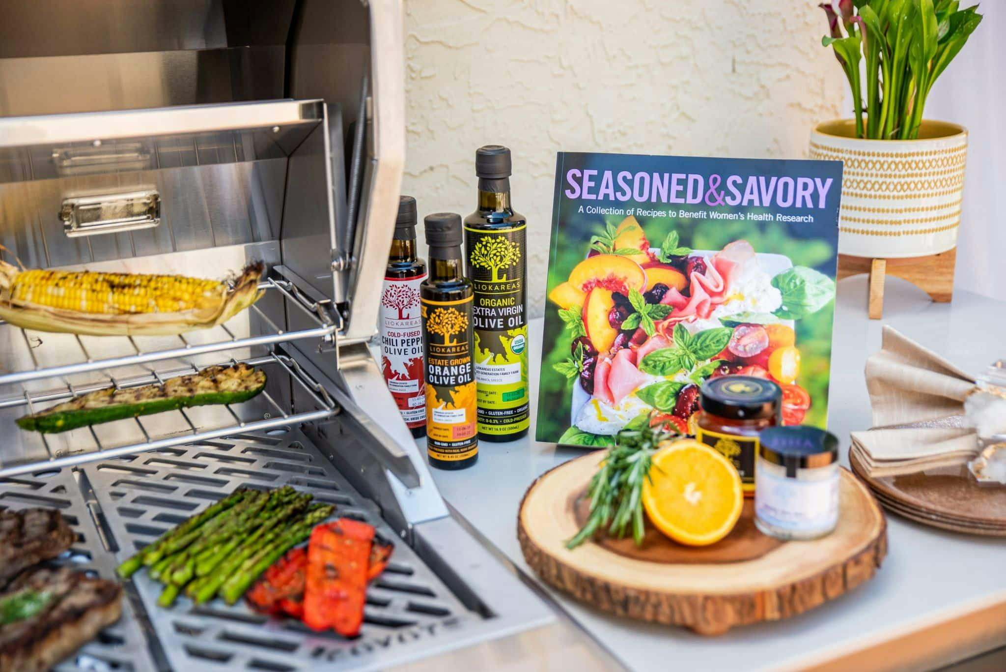 seasoned and savory cookbook