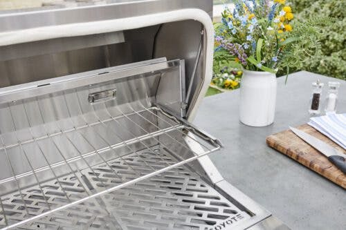 Pellet Grill hood springs