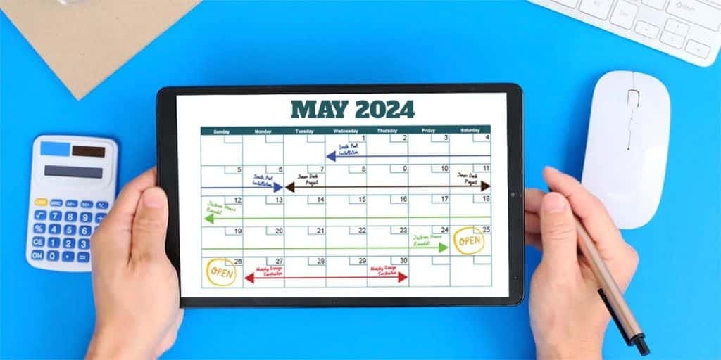 busy contractor schedule