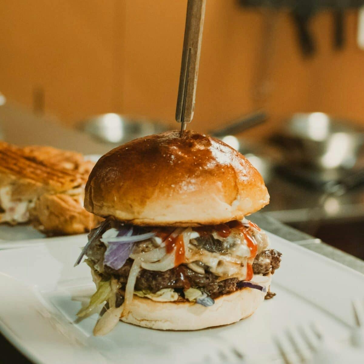 grilled korean bbq burger