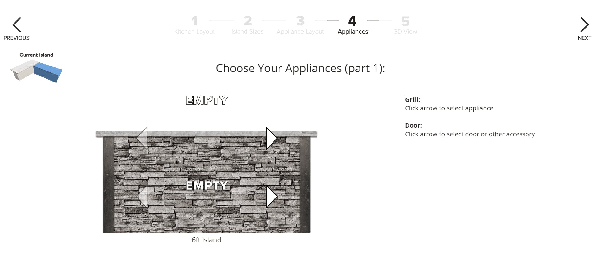 step 4 of kitchen design