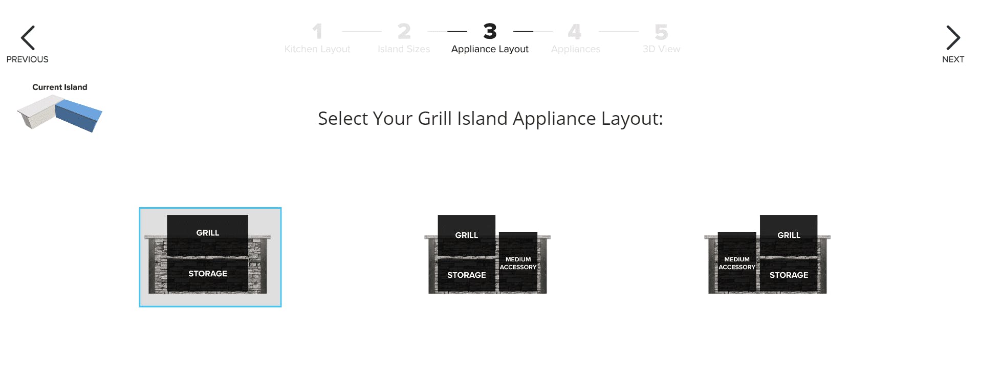 step 3 of kitchen design