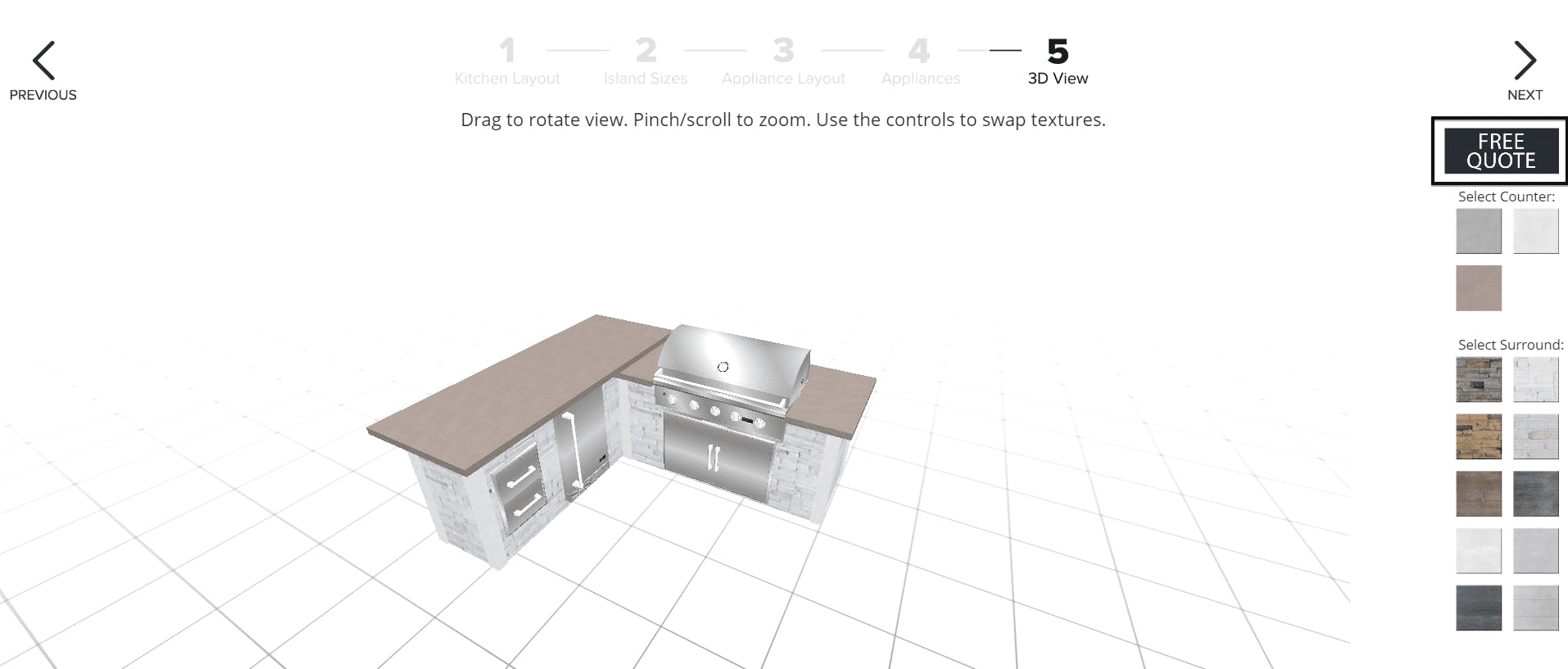 step 5 of kitchen design
