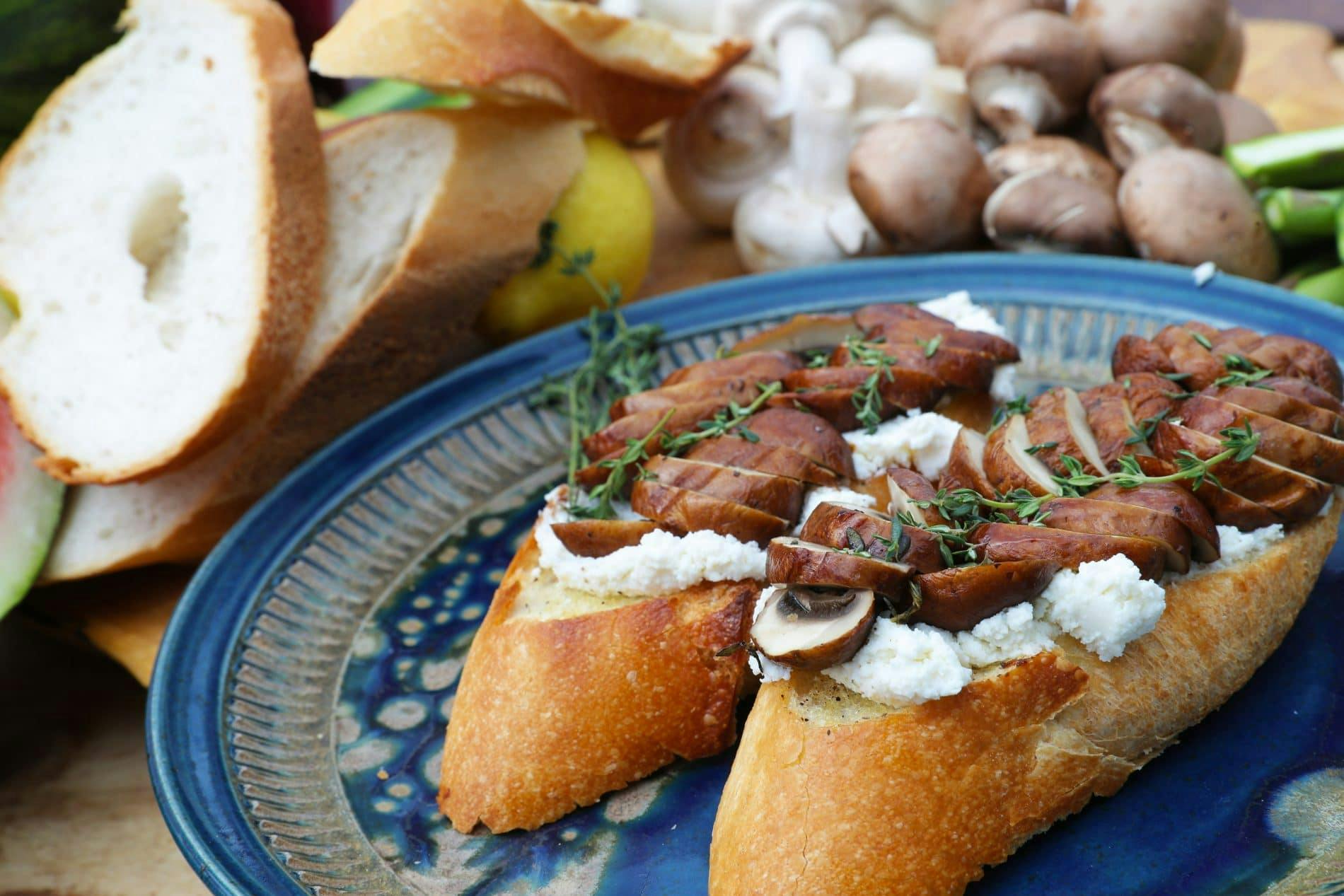 mushroom toast