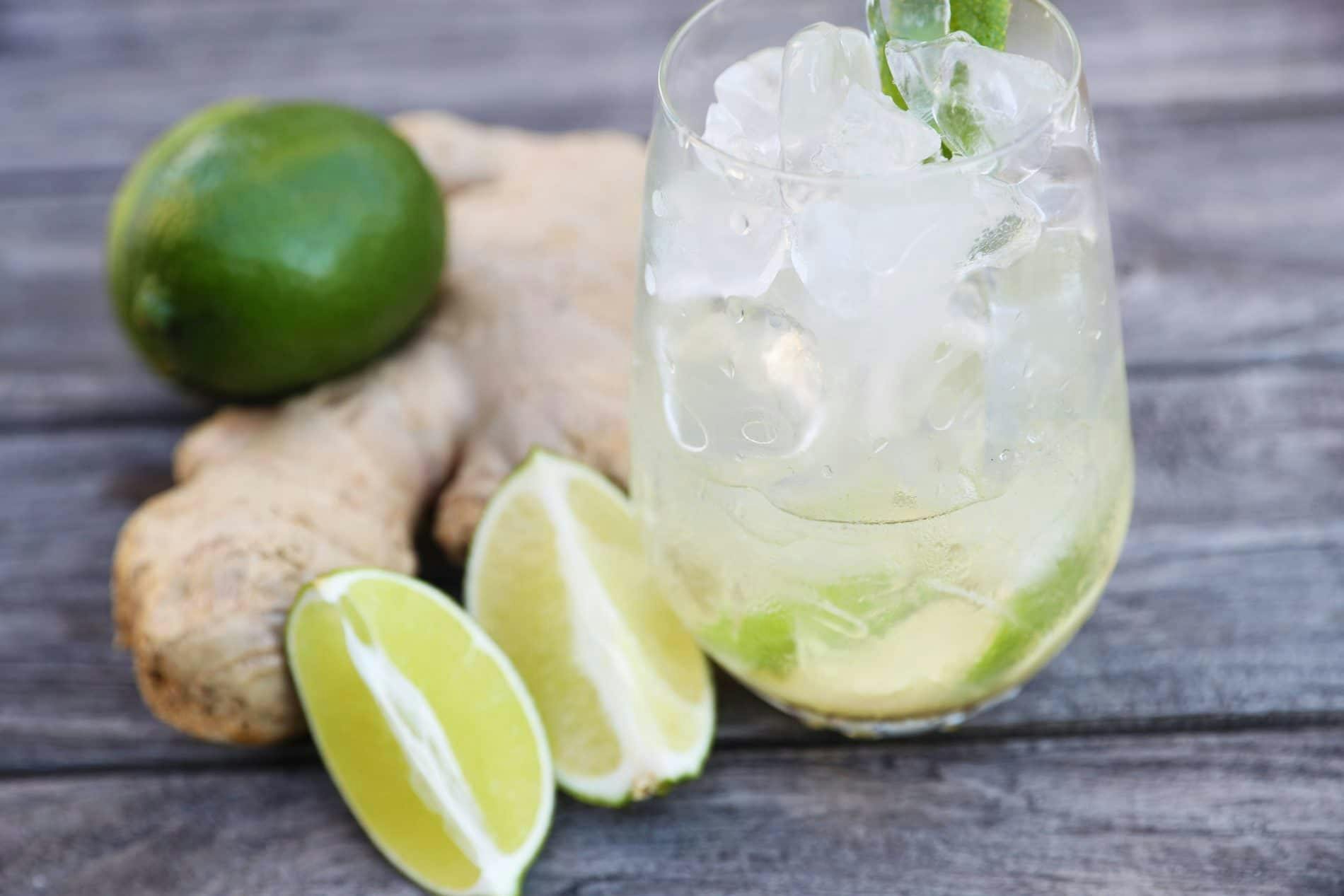 ginger lime cocktail