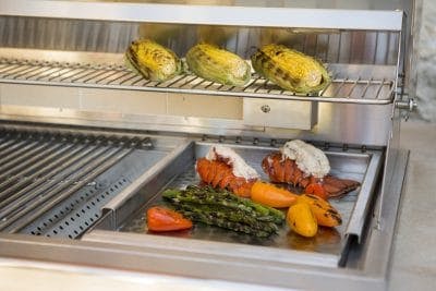 lobster on coyote grill