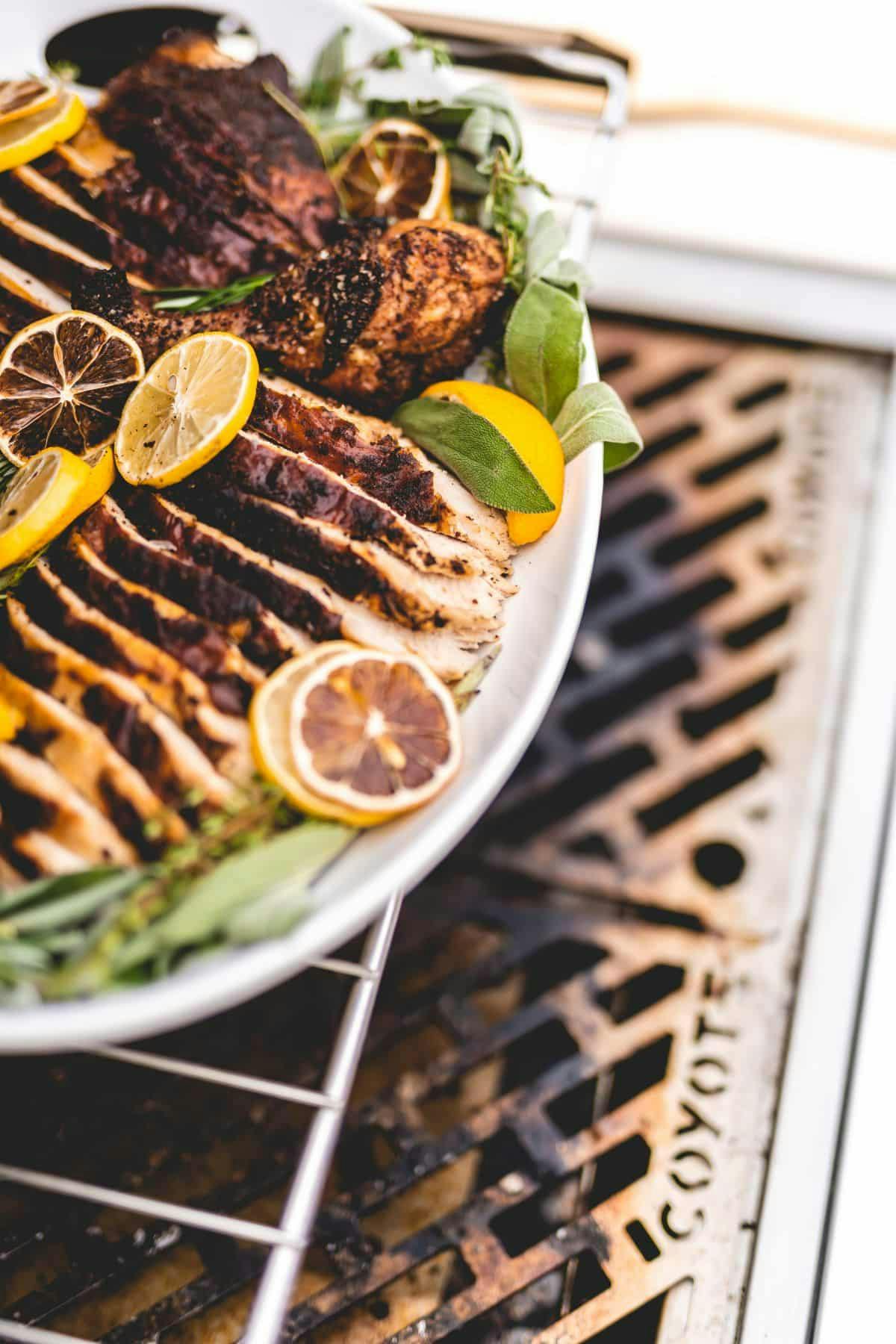 smoked turkey made by Coyote Outdoor