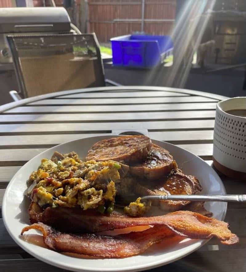 French toast made by Coyote Outdoor