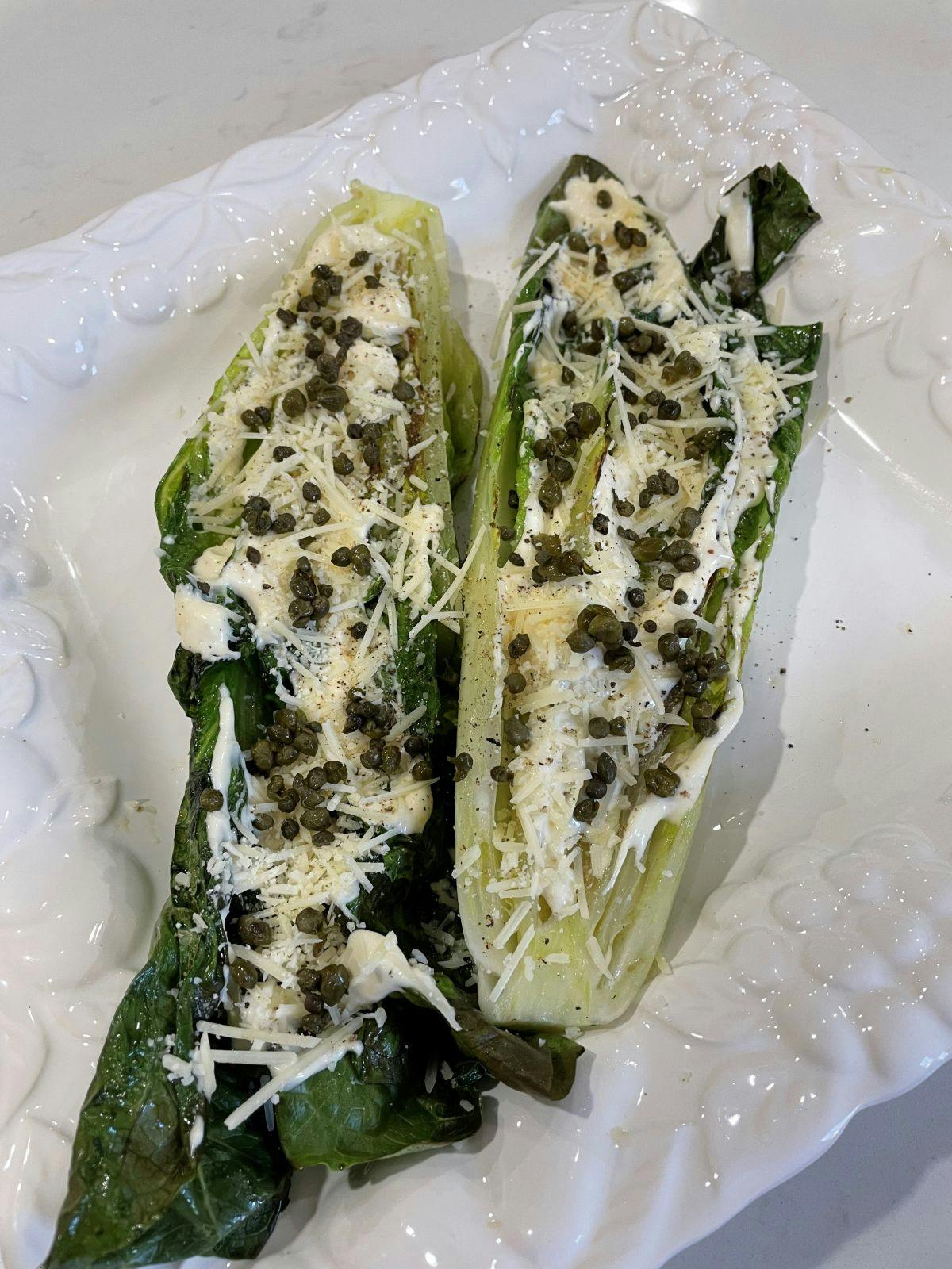 grilled caesar salad made by Coyote Outdoor