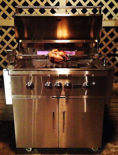 five spice chicken made by Coyote Outdoor