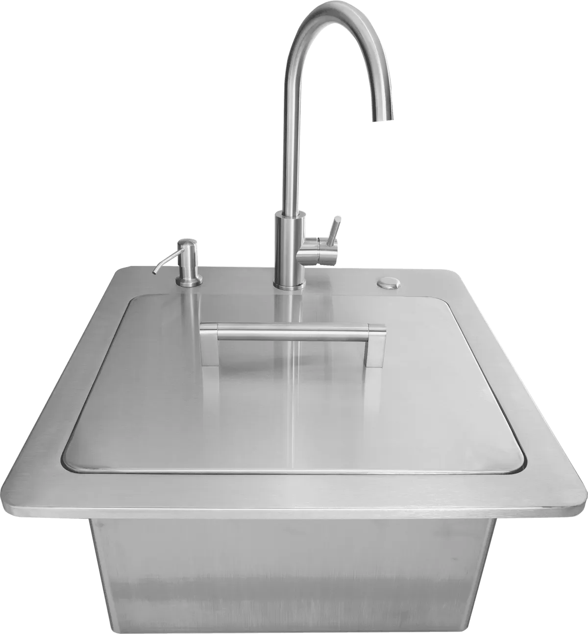 Coyote 21" Sink with Drain, Faucet & Soap Dispenser C3SINKF21