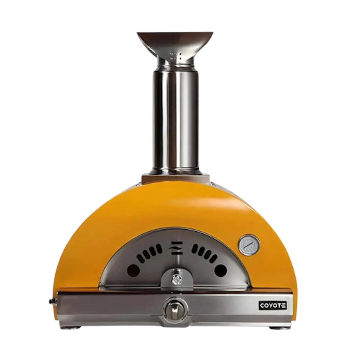 Coyote 30" Hybrid Multi-Fuel Pizza Oven Yellow NG C1PZ30HYNG