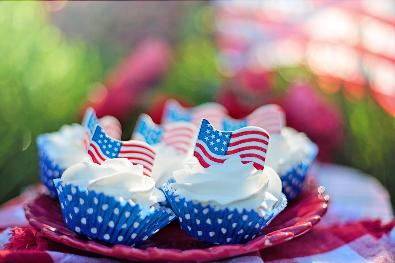 Patriotic cupcakes