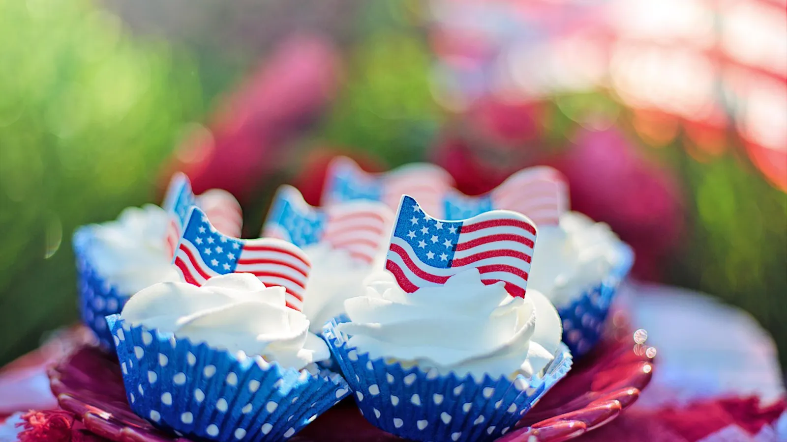 Patriotic cupcakes