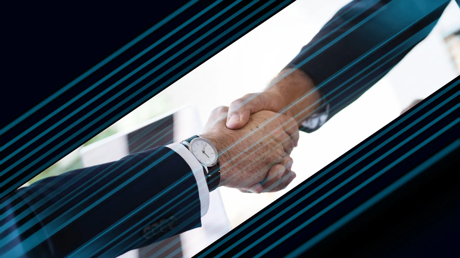 Shaking hands